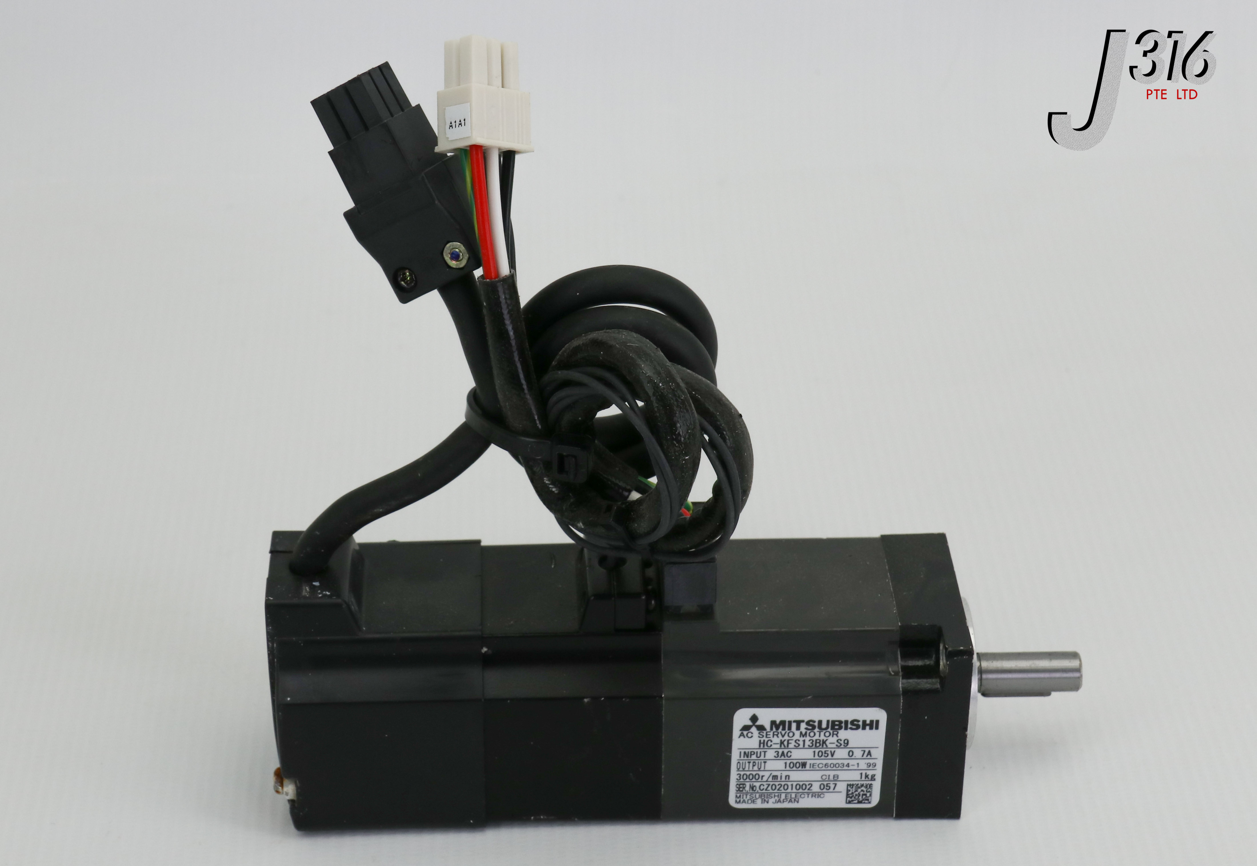 21829 MITSUBISHI AC SERVO MOTOR HC-KFS13BK-S9 | eBay